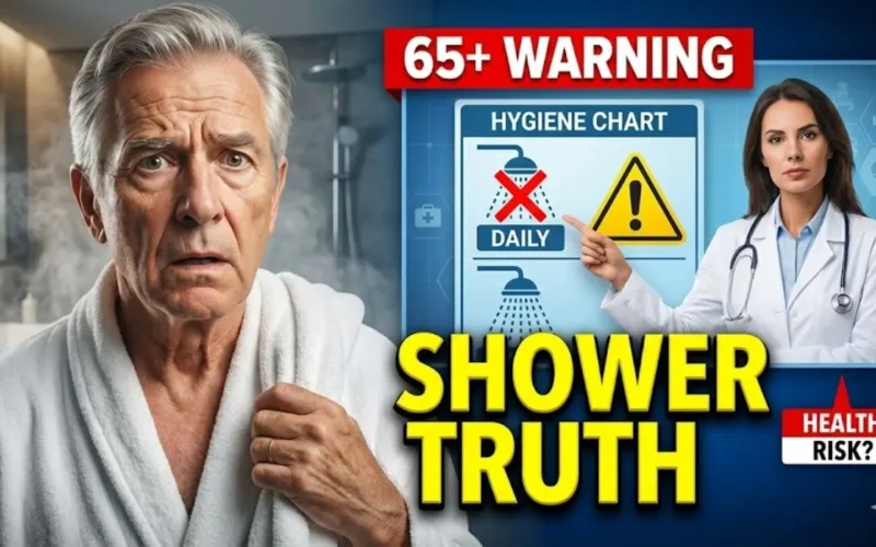 Hygiene nach 65: nicht einmal am Tag, nicht einmal pro Woche, hier ist die Duschhäufigkeit, die Sie gesund hält