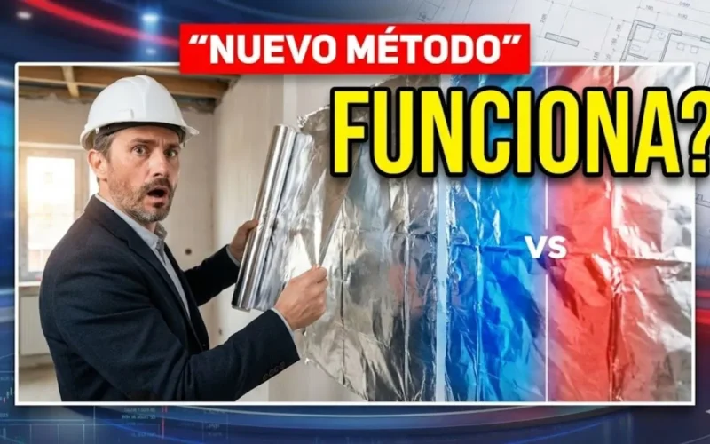Arquitectos recomiendan poner papel de aluminio en las paredes: “Este método funciona"