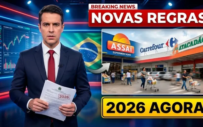 Supermercados Assaí, Carrefour e Atacadão passam a seguir novas regras agora em 2026