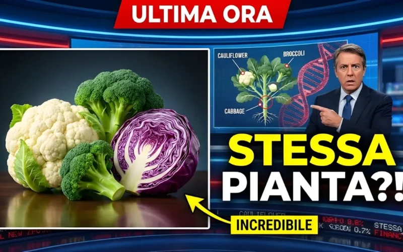 Molti non lo sanno, ma cavolfiore, broccoli e cavolo sono in realtà diverse varietà della stessa pianta