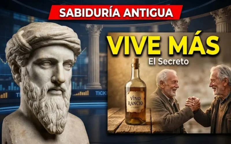Pitágoras, filósofo y matemático griego: “Si quieres vivir mucho guarda un poco de vino rancio y un amigo viejo”